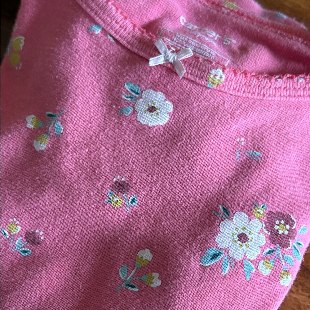 Lot Of 7 Girls Long Sleeve Pajamas Sets 4T Hanna Andersson Gap Carter’s Target - Picture 5 of 8